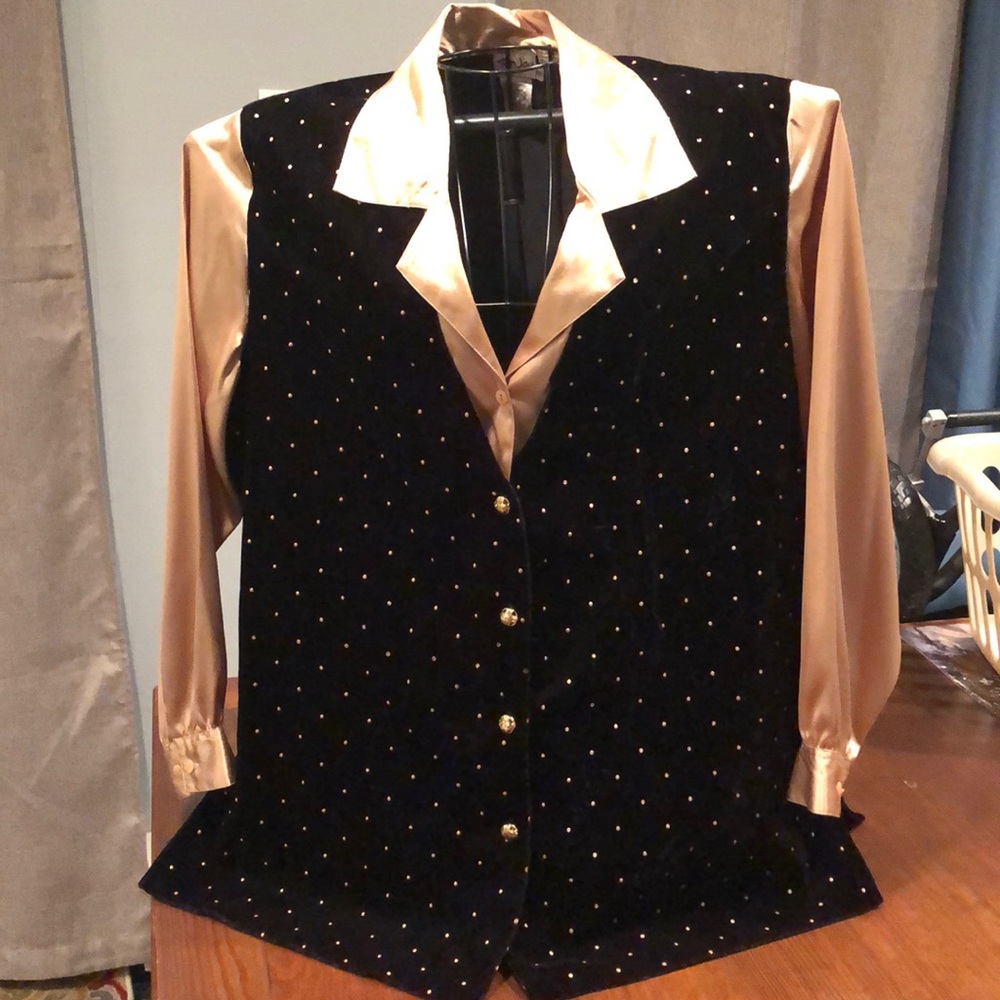 Vintage Tan Jay Blouse
